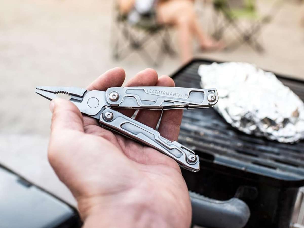 LEATHERMAN Rev Pocket Size Multito 2ol with Package Opener and Screwdrivers Stainless Steel