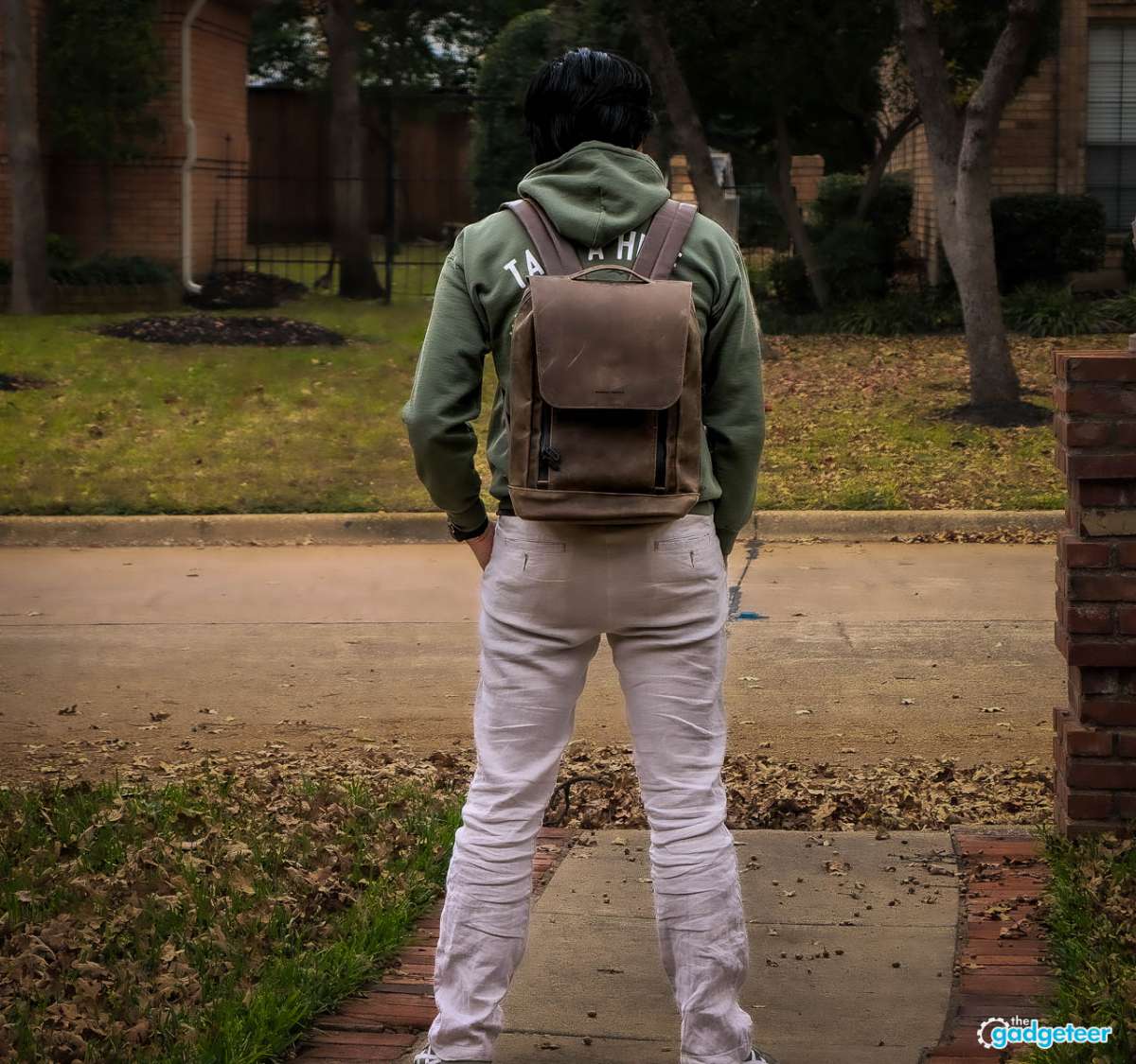 WaterField Bowery Leather Backpack Review the gadgeteer 39